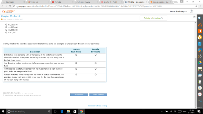 Accounting chapter 5 test a answers